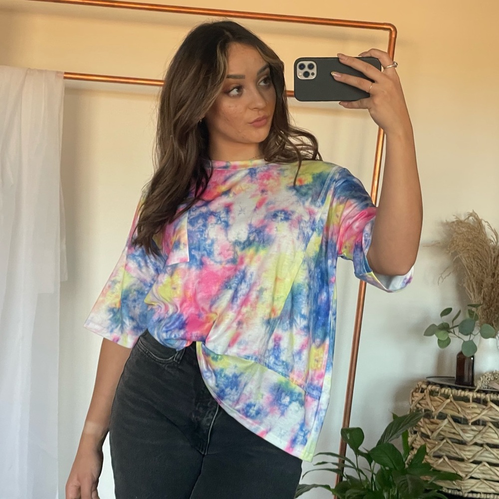 Lemonade Sherbet Tie Dye Top